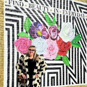 JLO This is Me Now Movie- Black Hearts Faux Fur Lux Driving Coat Plus Size 4XL